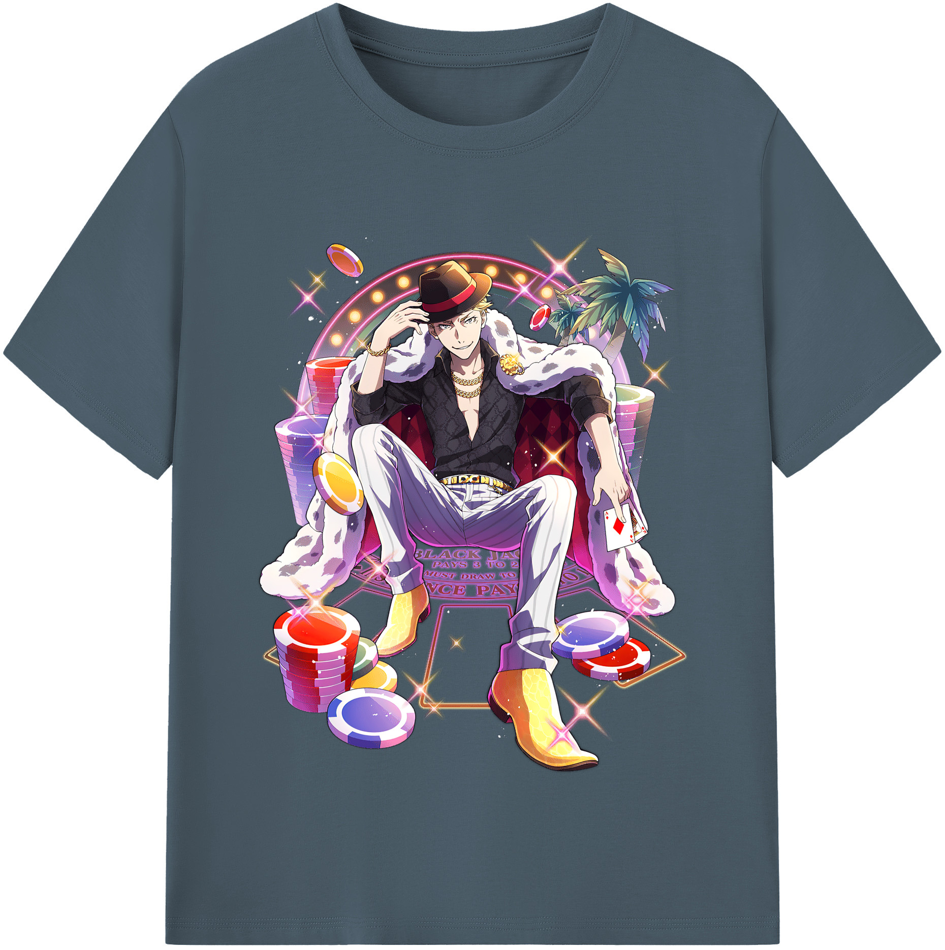 （画像用） 文豪ストレイドッグス Bungo Stray Dogs 綿100％半袖Tシャツ（フロントプリント）